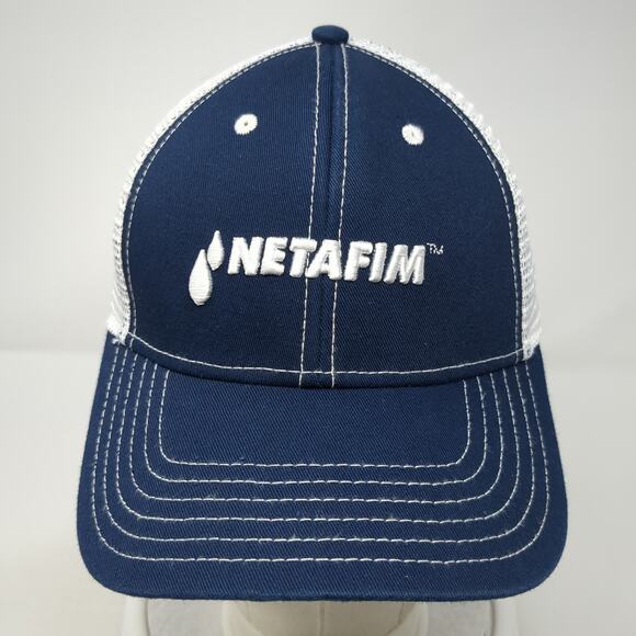 Netafim Join The Drip Revolution Snapback Trucker Hat Blue One Size Cap America - Picture 2 of 9